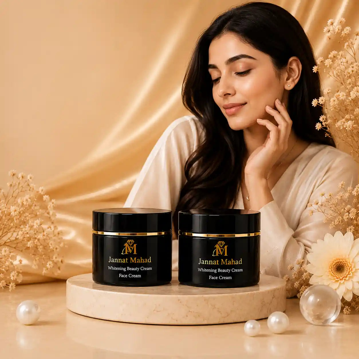 Jannat Mahad Face Whitening Cream Duo Pack (2 × Face Cream)