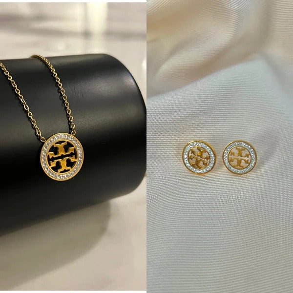 Stainless Steel Tory Style Jewelry Set for Women