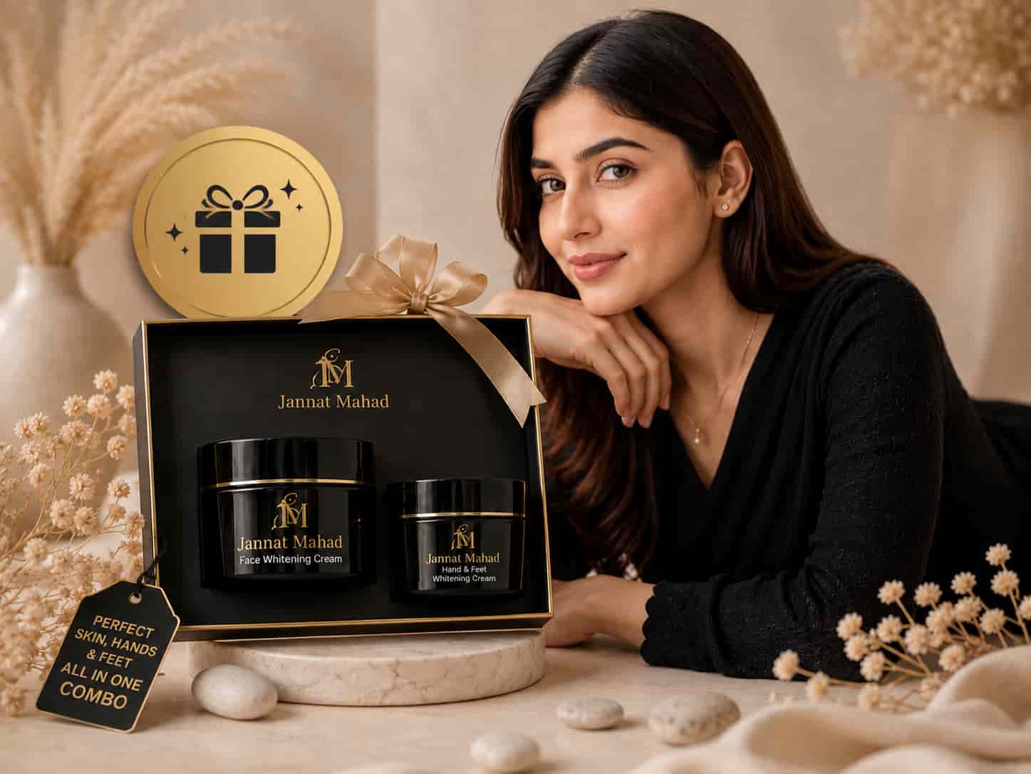 Jannat Mahad Complete Whitening Combo Face + Hand & Feet Cream